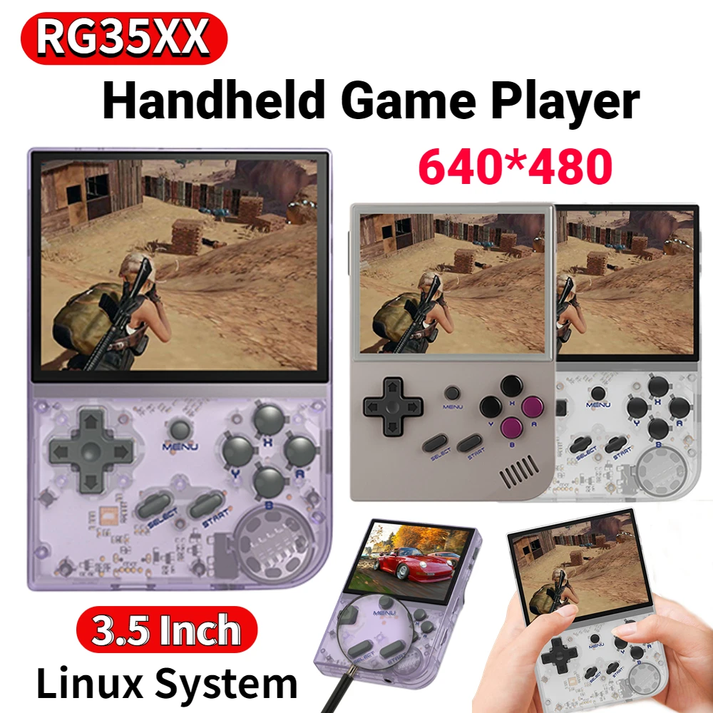 RG35XX/RG353VS/RG353V Retro Handheld Game Console Linux System 3.5 Inch IPS Screen Cortex-A9 Pocket Video Player for Kids' Gifts
RG35XX/RG353VS/RG353V Retro Handheld Game Console Linux System 3.5 Inch IPS Screen Cortex-A9 Pocket Video Player for Kids' Gifts