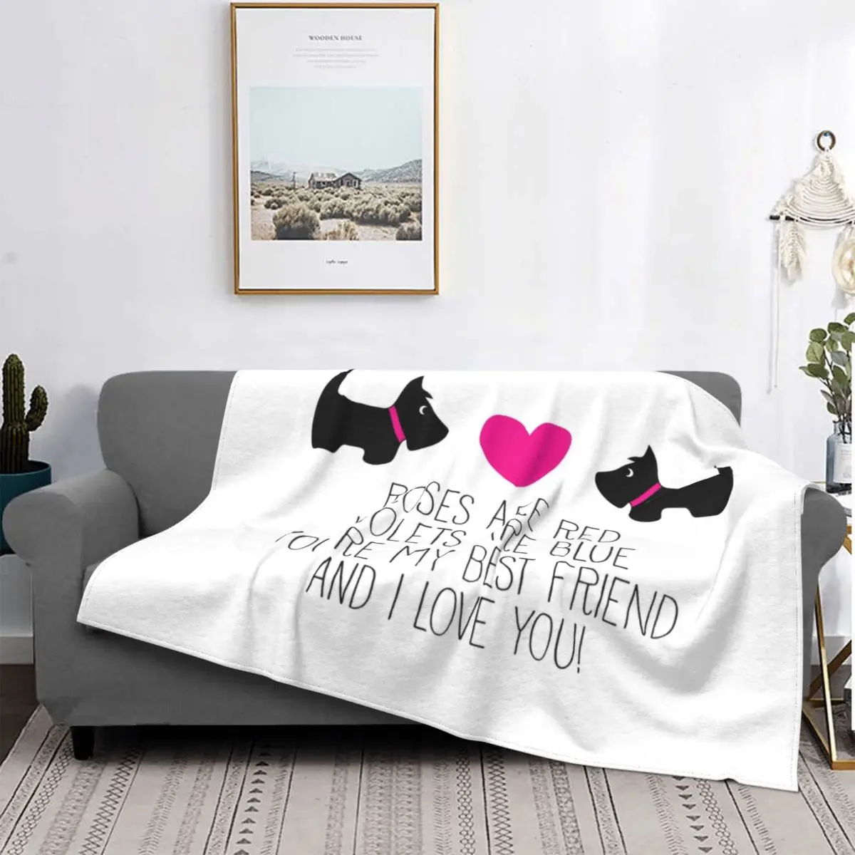 Cute Scottie Dogs Love Blanket Soft Fleece Spring Warm Flannel Scottish Terrier Throw Blankets for Sofa Home Bed Quilt
Cute Scottie Dogs Love Blanket Soft Fleece Spring Warm Flannel Scottish Terrier Throw Blankets for Sofa Home Bed Quilt