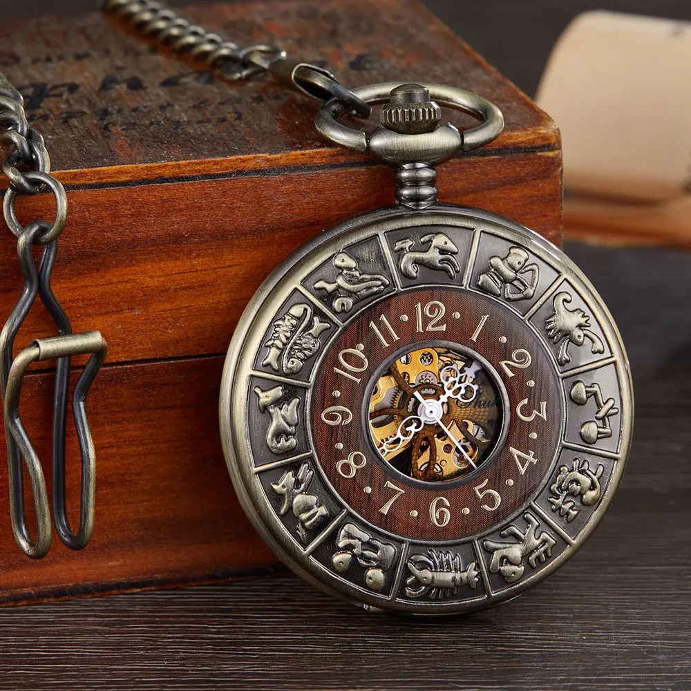 Vintage Number Dial Mechanical Pocket Watch Wood Circle Carved Men Unique Hollow Steampunk Retro Mechanical Clock Watches Chain
Vintage Number Dial Mechanical Pocket Watch Wood Circle Carved Men Unique Hollow Steampunk Retro Mechanical Clock Watches Chain
