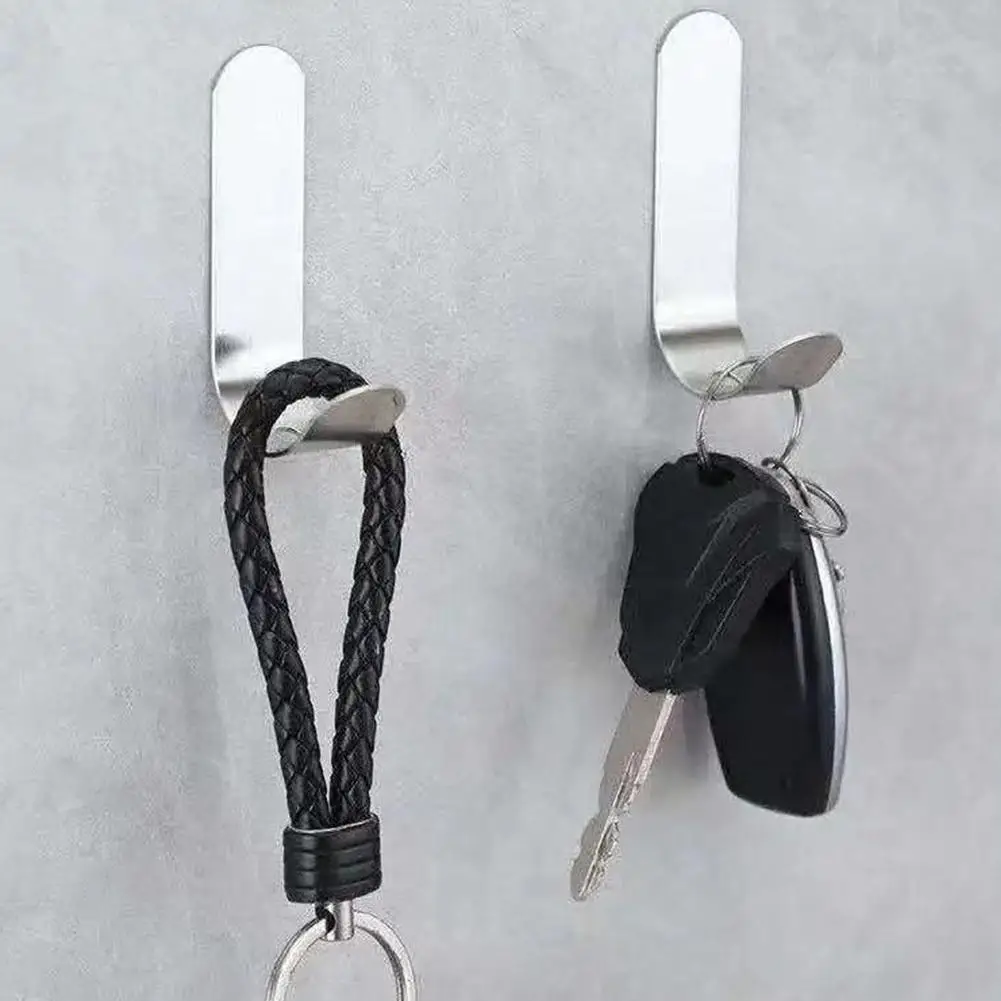 1PC Self Adhesive Hooks Heavy Duty Steel Wall Hooks Waterproof Sticky Hooks For Hanging Bathroom Towels Keys Coat Bag
1PC Self Adhesive Hooks Heavy Duty Steel Wall Hooks Waterproof Sticky Hooks For Hanging Bathroom Towels Keys Coat Bag