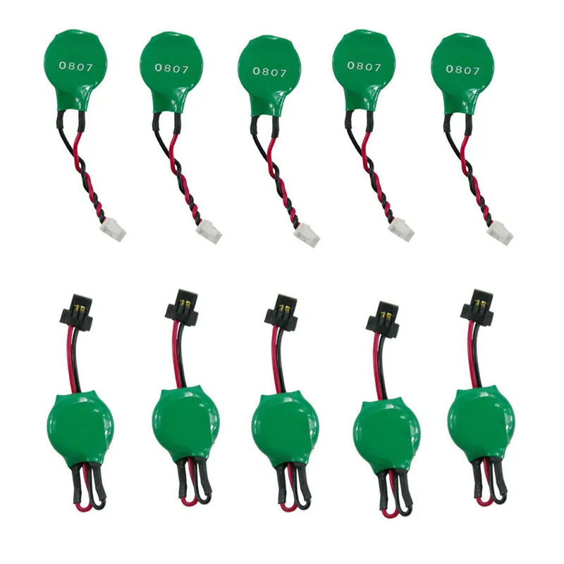 Lot 5PCS CMOS RTC Battery ML1220 ML 1220 Rechargeable 3V Cable Button Battery BIOS Backup Batteries Black or White Plug
Lot 5PCS CMOS RTC Battery ML1220 ML 1220 Rechargeable 3V Cable Button Battery BIOS Backup Batteries Black or White Plug