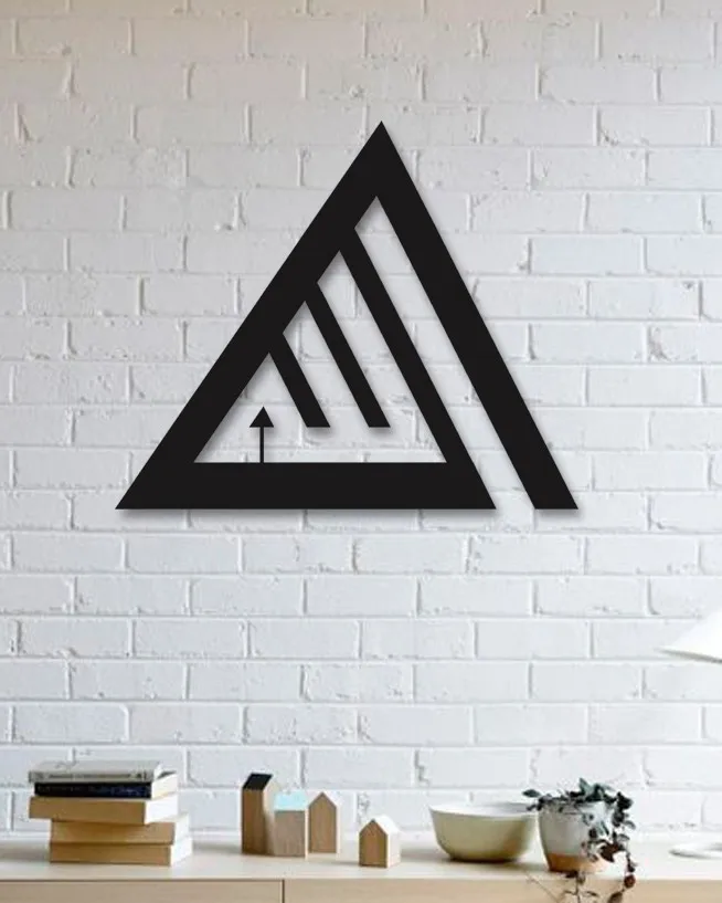 Written Triangle Decorative Religious God Shaped Metal Table Black Wall Décor,Living Room, Bedroom, Kitchen, bathroom Interior
Written Triangle Decorative Religious God Shaped Metal Table Black Wall Décor,Living Room, Bedroom, Kitchen, bathroom Interior
