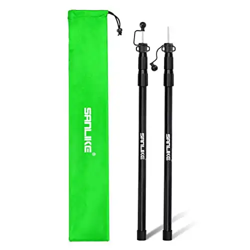 Camping Tent Tarps Tent Poles 85 Inches Fiberglass Tent Poles for Tarp Shade Sail Poles Adjustable Tarp Poles for Camping Tent T
Camping Tent Tarps Tent Poles 85 Inches Fiberglass Tent Poles for Tarp Shade Sail Poles Adjustable Tarp Poles for Camping Tent T