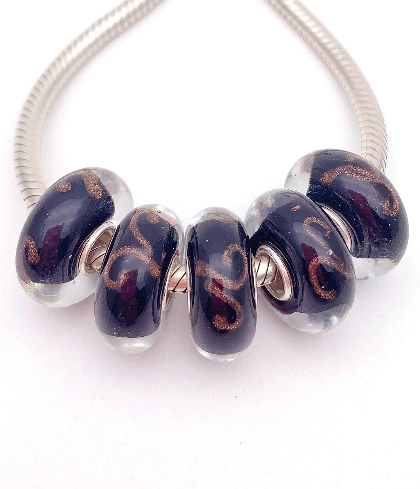 YG308 5X 100% Authenticity S925 Sterling Silver Beads Murano Glassbeads NEW Fit European Charms Bracelet Diy Jewelry Lampwork
YG308 5X 100% Authenticity S925 Sterling Silver Beads Murano Glassbeads NEW Fit European Charms Bracelet Diy Jewelry Lampwork