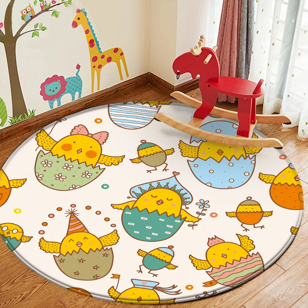 AlfombraSalón Fashion Rug Children's Flannel Carpet Little Yellow Duck Pattern For Baby Play Round Carpet In The Children's Room
AlfombraSalón Fashion Rug Children's Flannel Carpet Little Yellow Duck Pattern For Baby Play Round Carpet In The Children's Room