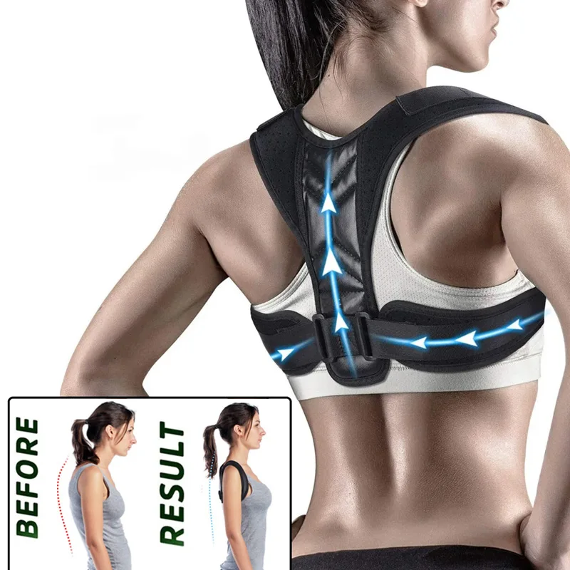 Adjustable Back Shoulder Posture Corrector Belt Clavicle Spine Support Reshape Your Body Home Office Sport Upper Back Neck Brace
Adjustable Back Shoulder Posture Corrector Belt Clavicle Spine Support Reshape Your Body Home Office Sport Upper Back Neck Brace