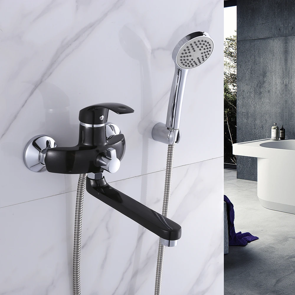 MYNAH Shower Mixer Bathtub Faucet Wall Mounted Hot & Cold Water Bathroom Faucets Set Black Shower Tap
MYNAH Shower Mixer Bathtub Faucet Wall Mounted Hot & Cold Water Bathroom Faucets Set Black Shower Tap