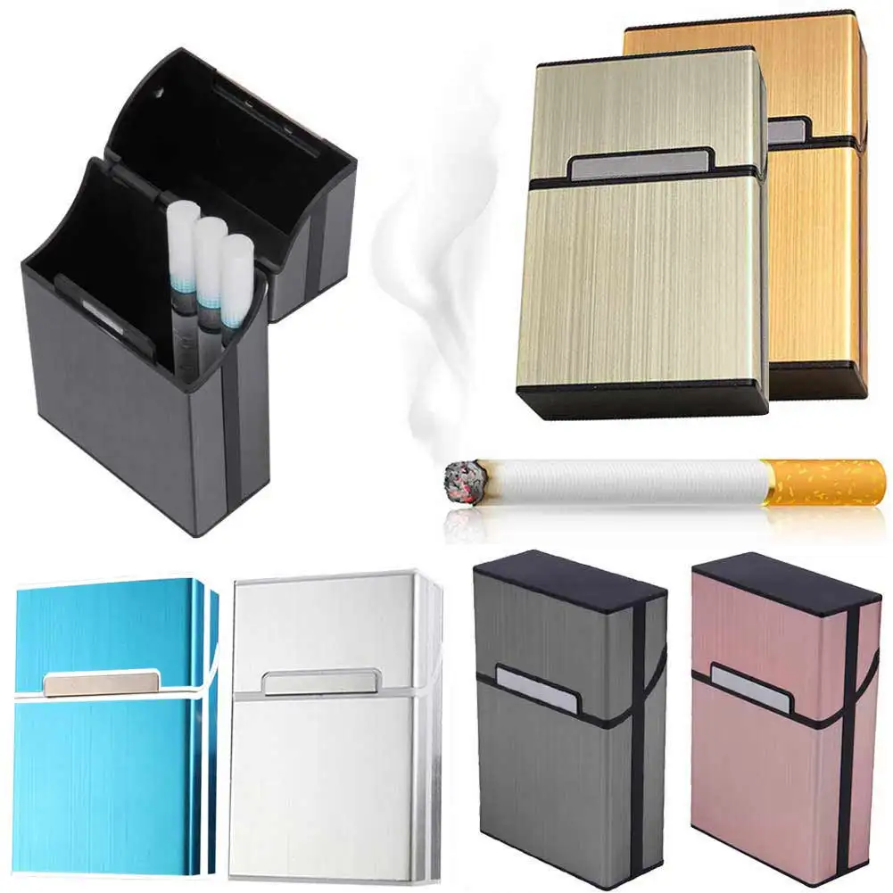 Light Aluminum Cigar Cigarette Case Tobacco Holder Pocket Box Storage Container Cigarette Accessories In Stock SCIE999
Light Aluminum Cigar Cigarette Case Tobacco Holder Pocket Box Storage Container Cigarette Accessories In Stock SCIE999