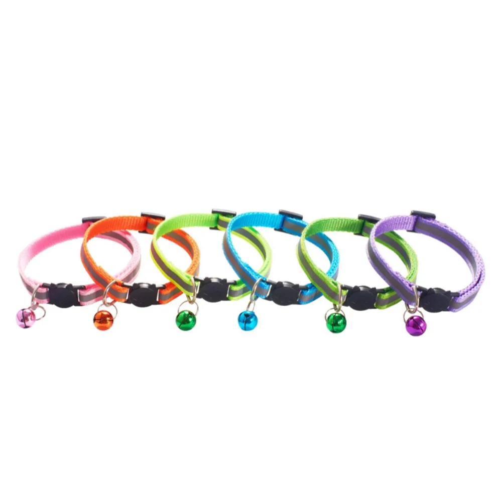 Colorful Reflective Cats Bells Collars Adjustable Dog Leash Pet Collar for Cats And Small Dogs Pet Supplies Pet Accessories
Colorful Reflective Cats Bells Collars Adjustable Dog Leash Pet Collar for Cats And Small Dogs Pet Supplies Pet Accessories