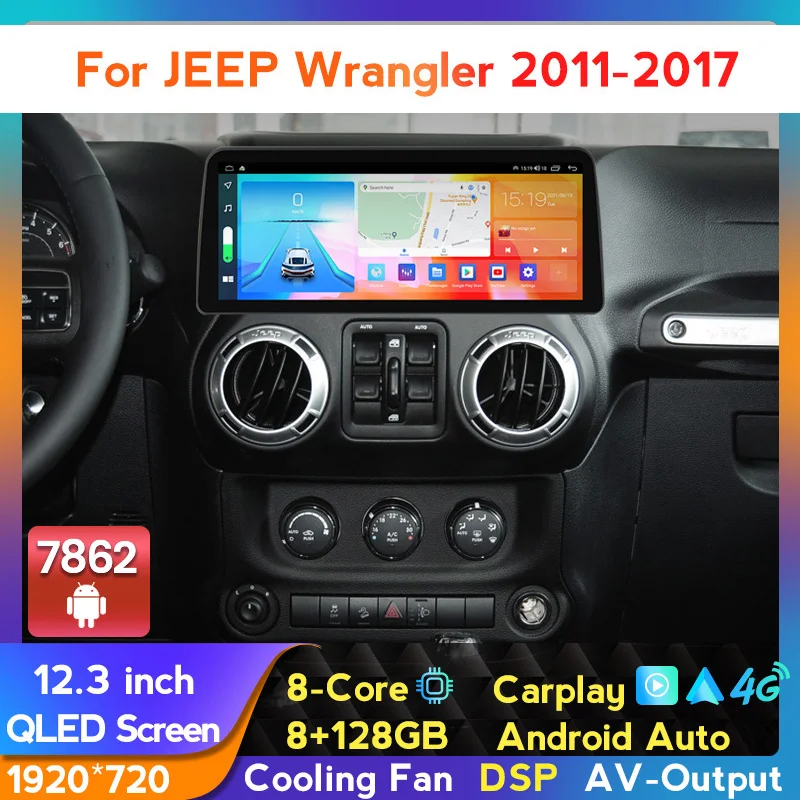 Автомобильная интеллектуальная система QLED с экраном для Jeep Wrangler 3 JK 2011-2017, GPS, мультимедийный плеер, беспроводной Carplay, 2Din, автомагнитола, стер...
Автомобильная интеллектуальная система QLED с экраном для Jeep Wrangler 3 JK 2011-2017, GPS, мультимедийный плеер, беспроводной Carplay, 2Din, автомагнитола, стер...