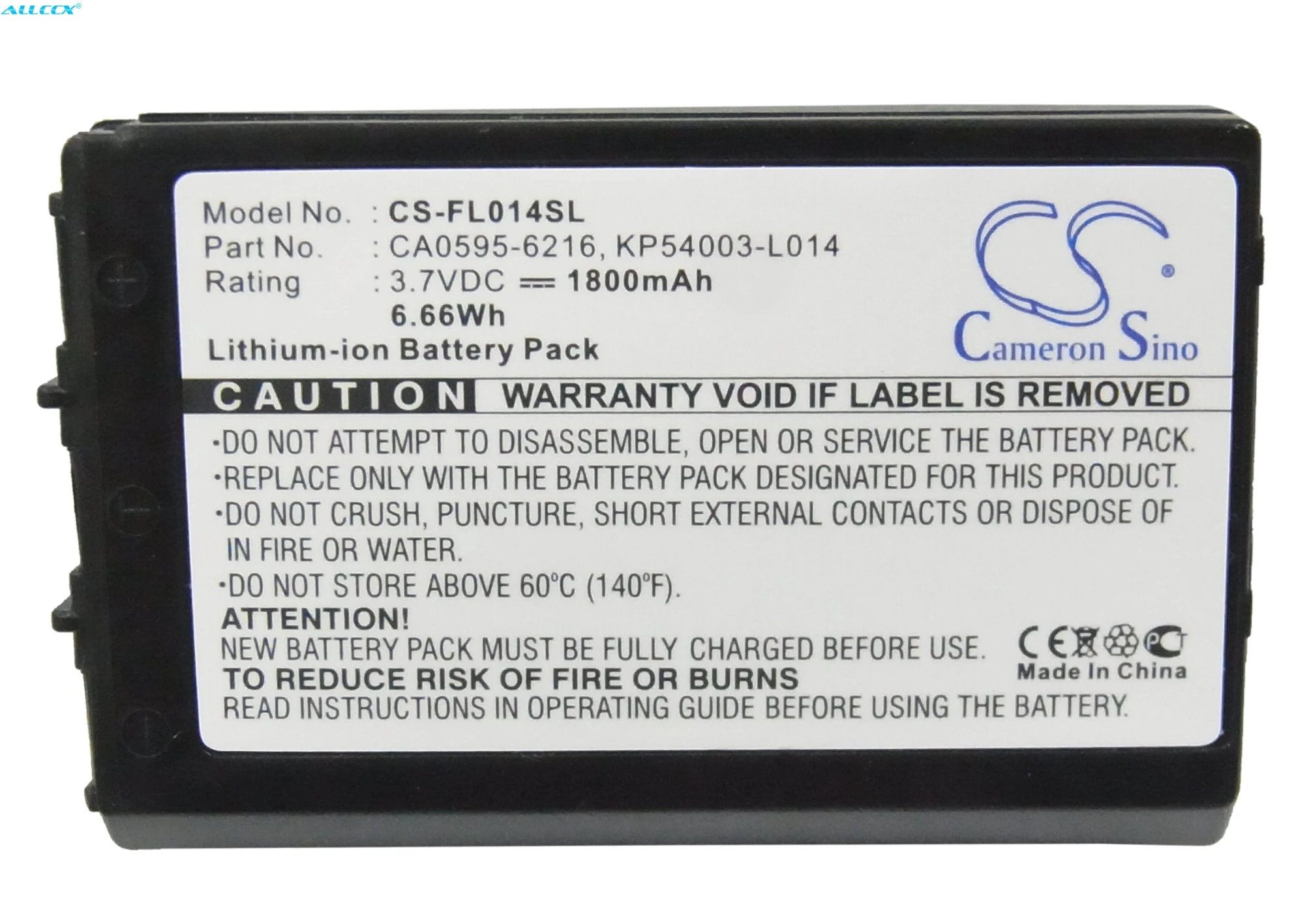 Cameron Sino 1800 мАч аккумулятор 0643990, CA05951-6216, CA0595-6216, Φ для Fujitsu F400, F500
Cameron Sino 1800 мАч аккумулятор 0643990, CA05951-6216, CA0595-6216, Φ для Fujitsu F400, F500