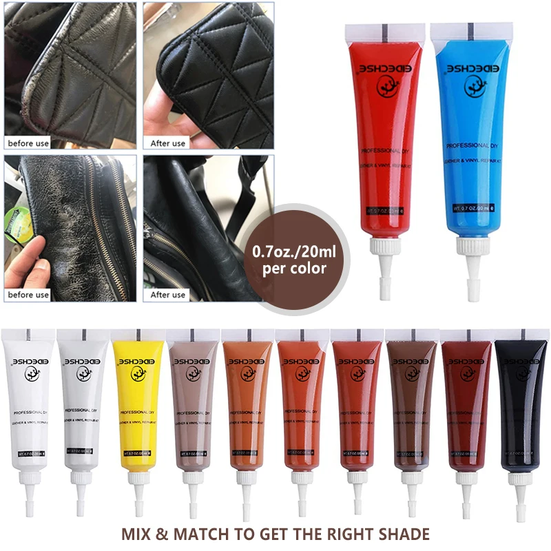 20ml Advanced Leather Repair Gel Color Car Seat Sofa Coats Hole Scratch Complementary Restoration Kit Refurbishing Cream Paste
20ml Advanced Leather Repair Gel Color Car Seat Sofa Coats Hole Scratch Complementary Restoration Kit Refurbishing Cream Paste