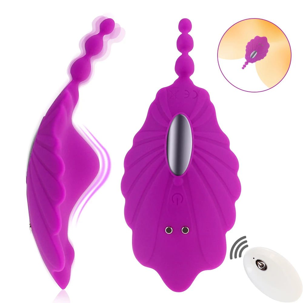 

Panty Vibrator Wearable Invisible Vibrating Egg Remote Control Vagina Clitoral Stimulation Anal Sex Toys for Women Masturbator