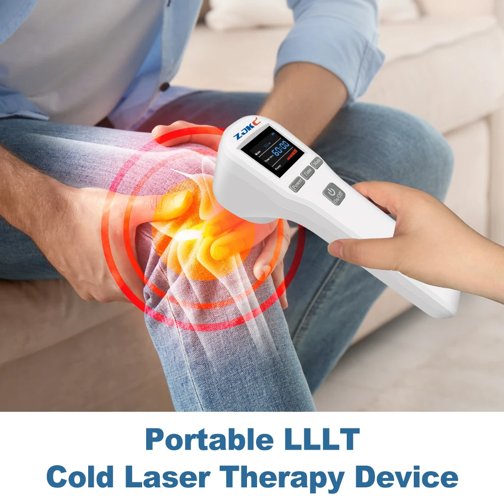 ZJKC 880mW Cold Laser Therapy Pain Relief Equipment 808nm LLLT Therapy for Knee Pain Arthritis Treatment Wrist Foot Neck Pains
ZJKC 880mW Cold Laser Therapy Pain Relief Equipment 808nm LLLT Therapy for Knee Pain Arthritis Treatment Wrist Foot Neck Pains