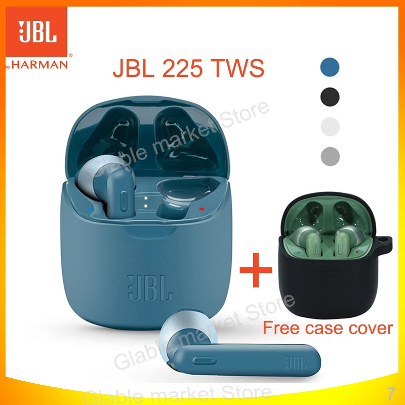 

2022 JBL TUNE 225 TWS официальные настоящие беспроводные Bluetooth наушники JBL T225 TWS стереонаушники с басами и микрофоном наушники