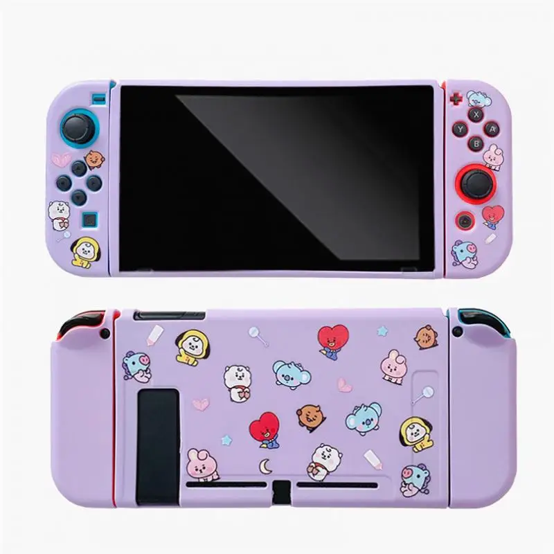 Cartoon Bt21 Nintendo Switch Silica Gel All-Inclusive Case Handle Can Be Split Game Console Protective Soft Cover
Cartoon Bt21 Nintendo Switch Silica Gel All-Inclusive Case Handle Can Be Split Game Console Protective Soft Cover