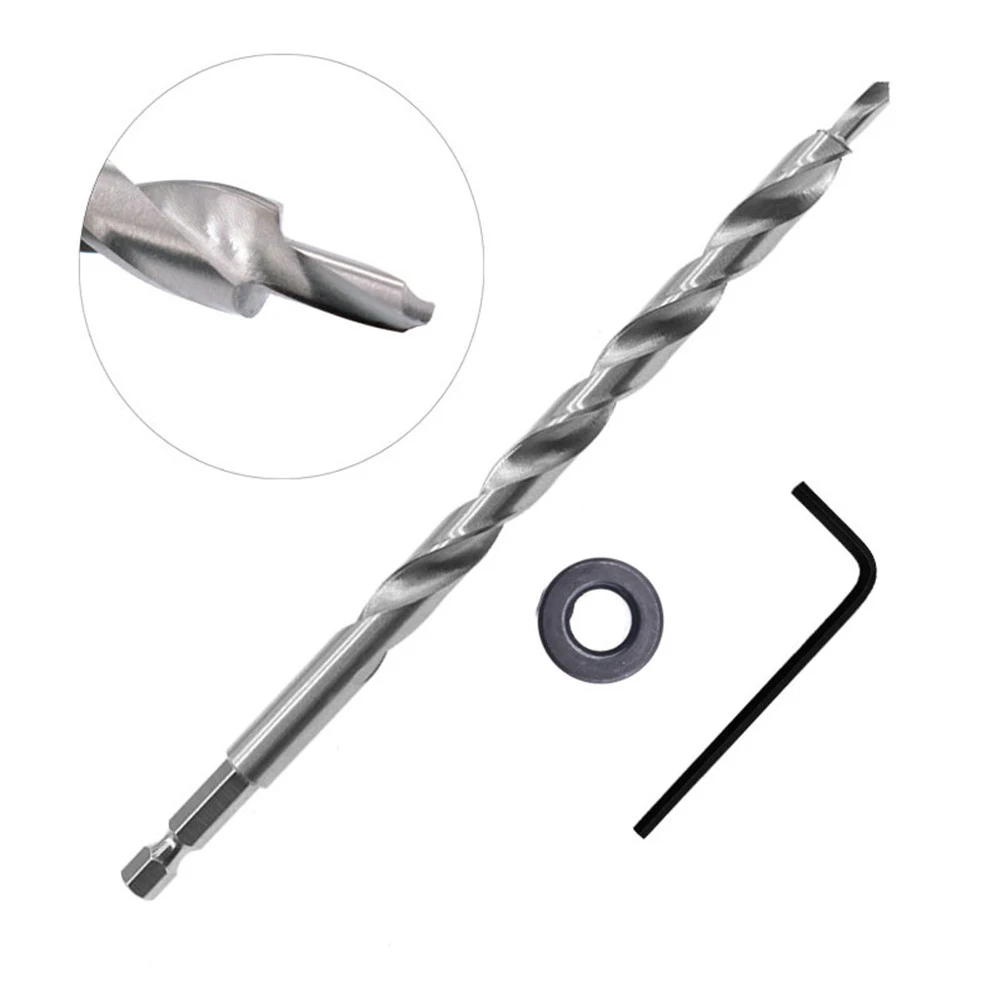 9.5 Mm Hex Shank Pocket Hole Step Drill Bit Step Drill Bit For Pocket Pilot Hole Drill Guide Woodworking Tool
9.5 Mm Hex Shank Pocket Hole Step Drill Bit Step Drill Bit For Pocket Pilot Hole Drill Guide Woodworking Tool