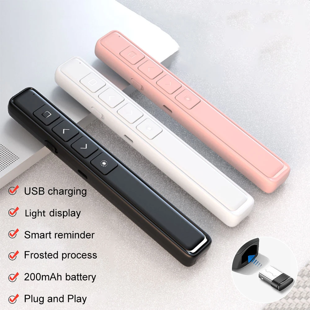 2,4 ГГц беспроводной презентатор USB проектор дистанционное управление флип-ручка Clicker для презентаций Powerpoint указка слайдер
2,4 ГГц беспроводной презентатор USB проектор дистанционное управление флип-ручка Clicker для презентаций Powerpoint указка слайдер