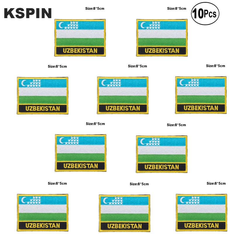 Uzbekistan Flag Embroidery Patches Iron on Saw on Transfer patches Sewing Applications for Clothes in Home&Garden
Uzbekistan Flag Embroidery Patches Iron on Saw on Transfer patches Sewing Applications for Clothes in Home&Garden
