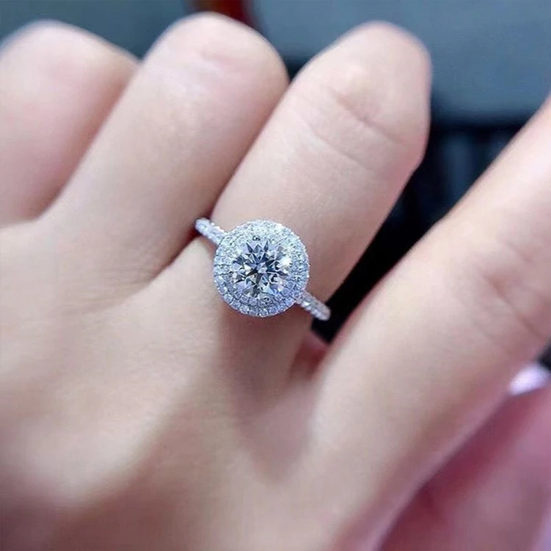 Elegant Round Cut White Cubic Zirconia Diamond Solitaire Engagement Rings For Women White Gold Color Fashion Jewelry Wedding
Elegant Round Cut White Cubic Zirconia Diamond Solitaire Engagement Rings For Women White Gold Color Fashion Jewelry Wedding