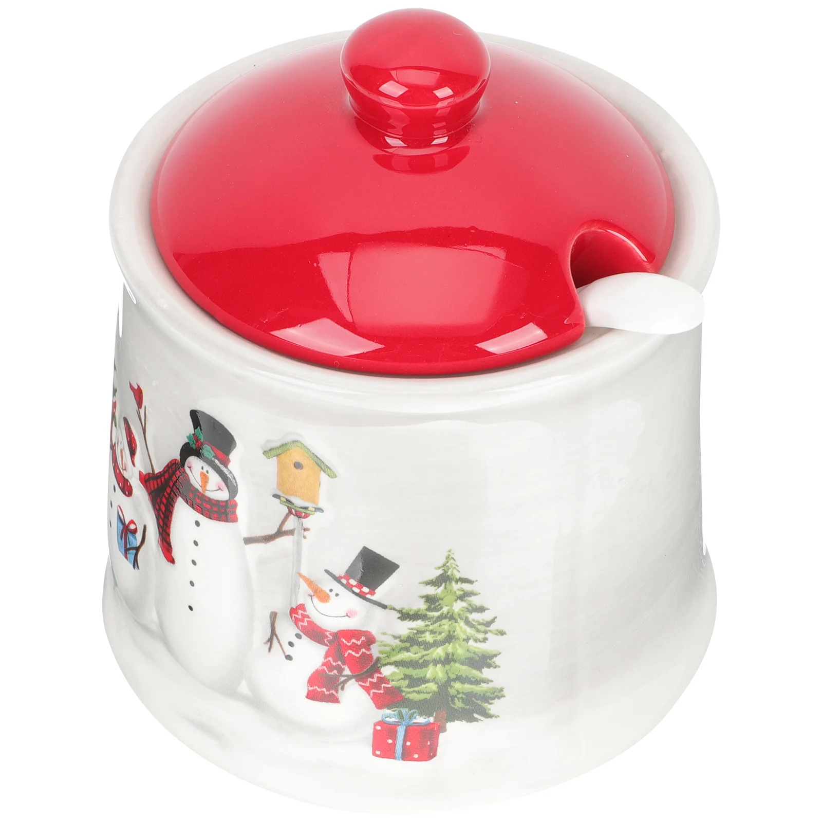 Christmas Sugar Jar Condiment Cellar Salt Ceramic Dispenser Candy Bowl Seasoning Shaker Pepper Box Holiday Container Storage Pot
Christmas Sugar Jar Condiment Cellar Salt Ceramic Dispenser Candy Bowl Seasoning Shaker Pepper Box Holiday Container Storage Pot