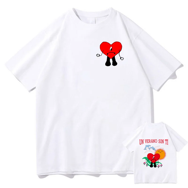 Men/Women Cotton Tshirt UN VERANO SIN TI Cartoon T-shirt Oversized Unisex Harajuku Print Tees Juice Wrld Bad Bunny Hip-hop Shirt
Men/Women Cotton Tshirt UN VERANO SIN TI Cartoon T-shirt Oversized Unisex Harajuku Print Tees Juice Wrld Bad Bunny Hip-hop Shirt