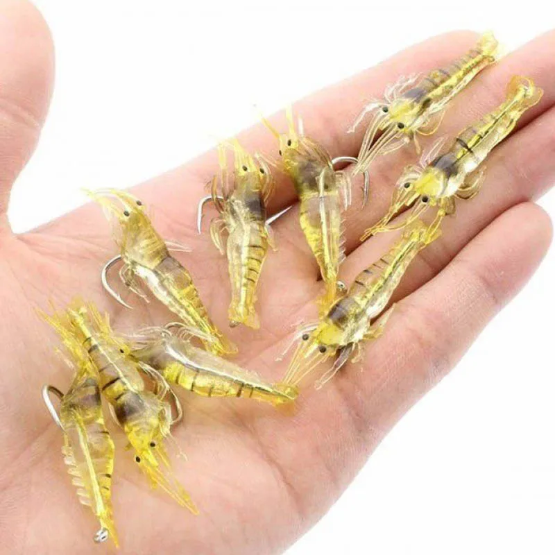 1PCS Fishing Lure Luminous Simulation Shrimp Bait Jigs Soft Worm Fake Lure with Hooks Artificial Baits Lures for Trolling Carp
1PCS Fishing Lure Luminous Simulation Shrimp Bait Jigs Soft Worm Fake Lure with Hooks Artificial Baits Lures for Trolling Carp