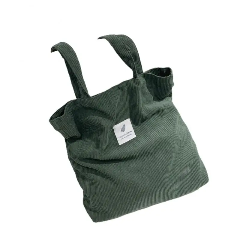 Women's Winter Tote Corduroy Shoulder Bag Eco-friendly Grocery Handbag Foldable Grocery Reusable Environmental Protection Bag
Women's Winter Tote Corduroy Shoulder Bag Eco-friendly Grocery Handbag Foldable Grocery Reusable Environmental Protection Bag