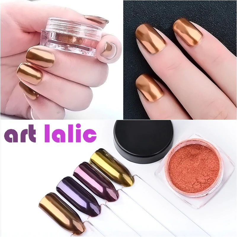 2g/box Nail Glitter Rose Gold Purple Mirror Chrome Powder Dust Shiny Magic Mirror Effect Nails Art Pigment DIY Nail Decorations
2g/box Nail Glitter Rose Gold Purple Mirror Chrome Powder Dust Shiny Magic Mirror Effect Nails Art Pigment DIY Nail Decorations
