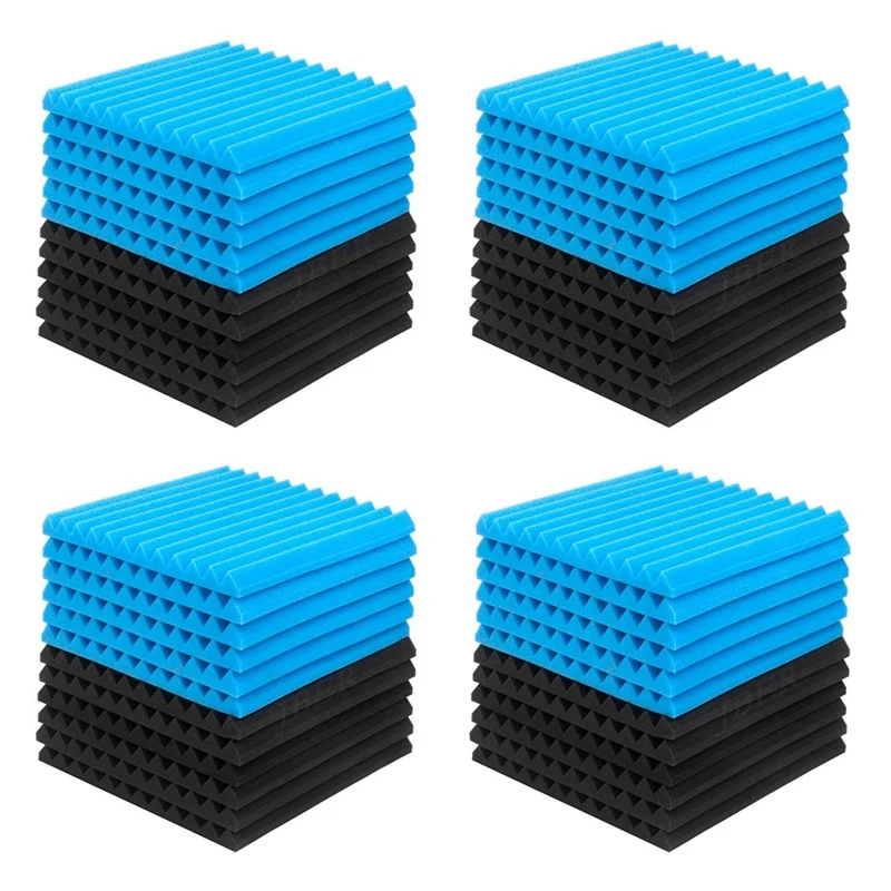 50 Pcs Acoustic Panel Soundproof Studio Foam For Wall Sound-Absorbing Panel Soundproof Board Wedge For Home,2.5X30x30cm
50 Pcs Acoustic Panel Soundproof Studio Foam For Wall Sound-Absorbing Panel Soundproof Board Wedge For Home,2.5X30x30cm