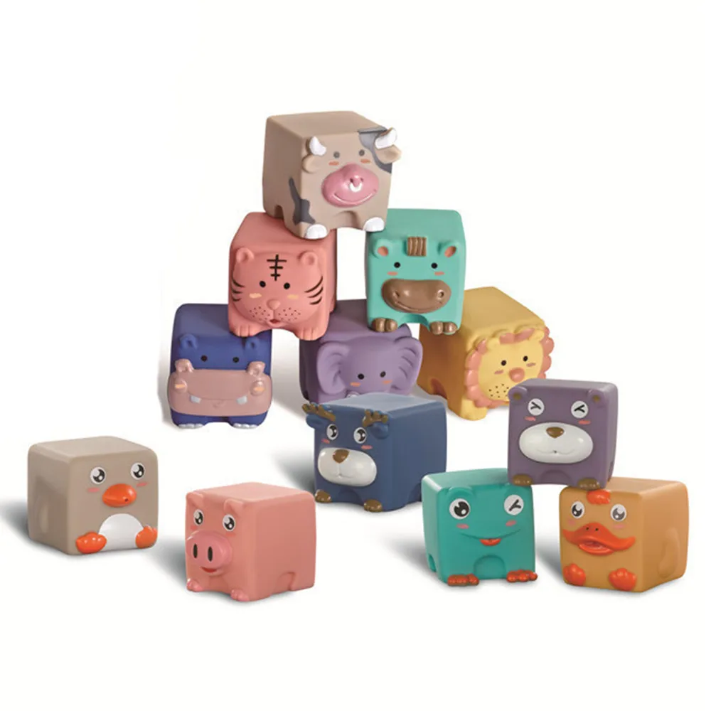 6pcs/lot Montessori Soft Building Blocks for Baby Girl 0 12 Months Silicone Cubes for Kids 1 Year Old Educational Stacking Block
6pcs/lot Montessori Soft Building Blocks for Baby Girl 0 12 Months Silicone Cubes for Kids 1 Year Old Educational Stacking Block