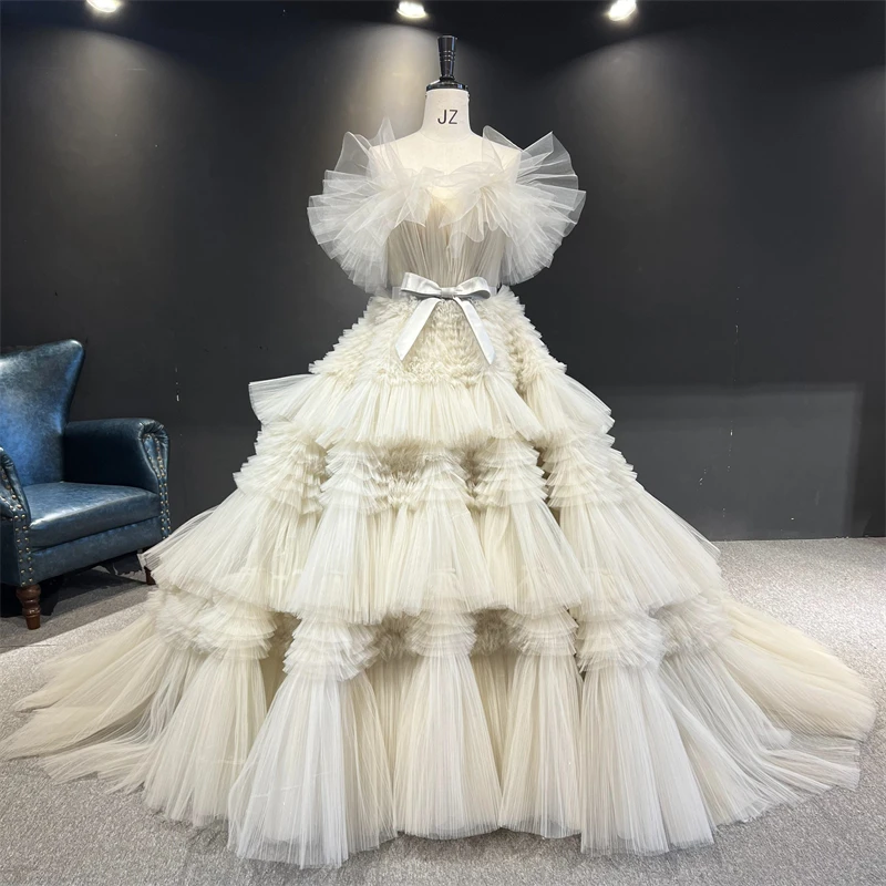 100%Real Photos فستان سهرة Gray Color Tiered Cake dress Formal Prom Ball Gown robe de soirée Evening Dresses vestido de noche
100%Real Photos فستان سهرة Gray Color Tiered Cake dress Formal Prom Ball Gown robe de soirée Evening Dresses vestido de noche