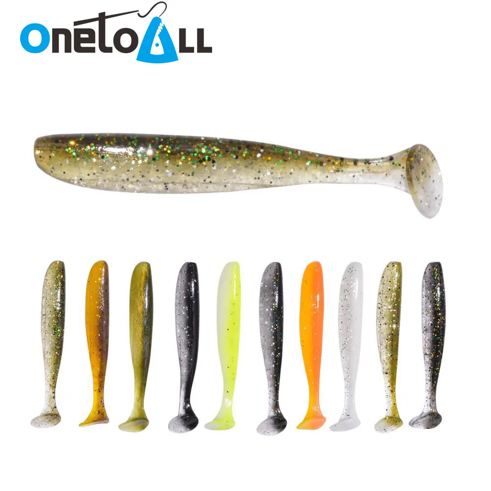 OnetoAll 5 PCS 68mm 2.3g Artificial T Tail Double Color Fishing Lure Shad Swimbait Jigging Wobblers Silicone Bass Minnow Bait
OnetoAll 5 PCS 68mm 2.3g Artificial T Tail Double Color Fishing Lure Shad Swimbait Jigging Wobblers Silicone Bass Minnow Bait