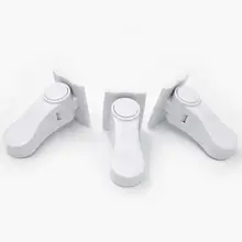 6Pcs/Set Sturdy Small Child Safety Door Handle Lock Removable Minimalist Child Safety Door Lever Lock Prevent Opening Doors
