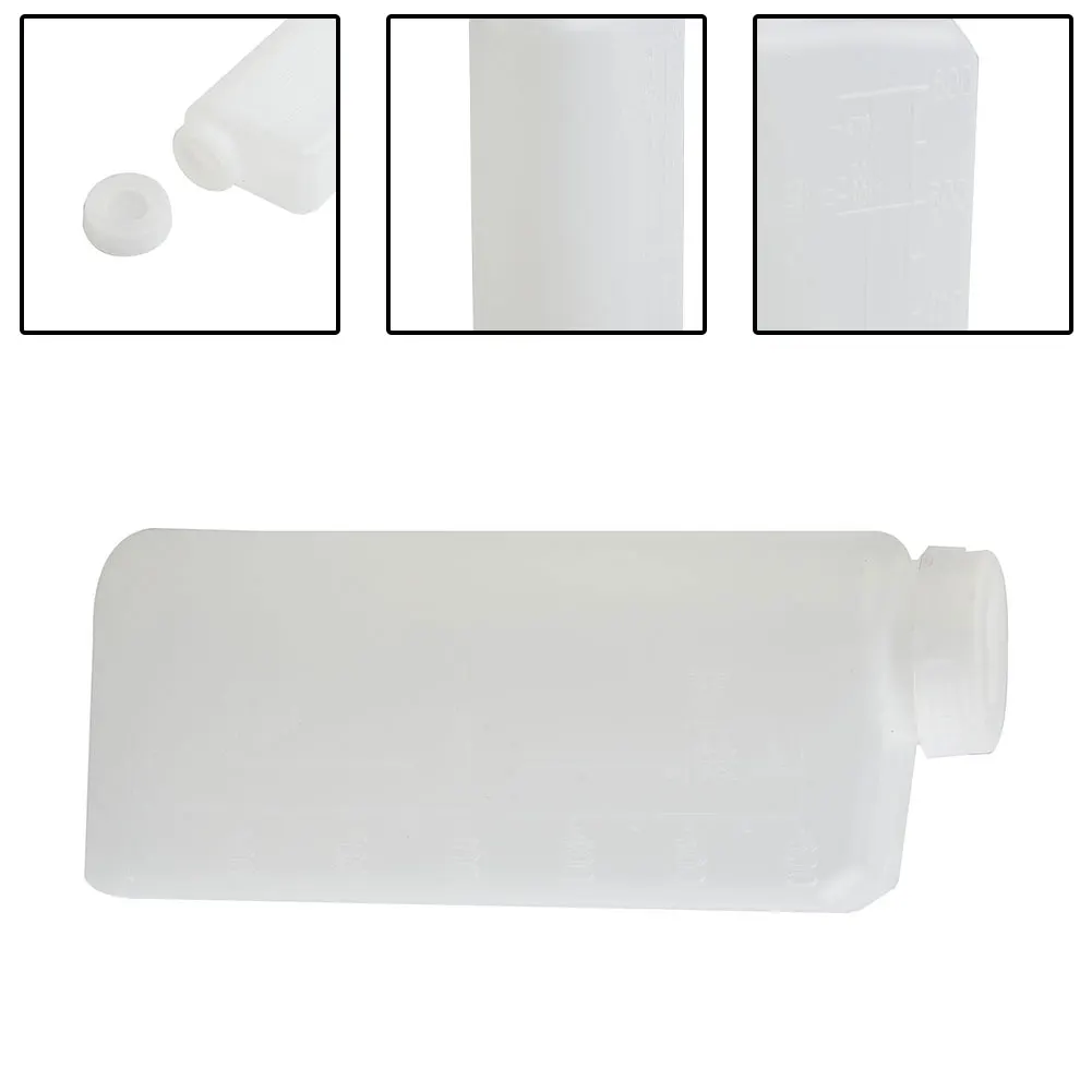600ML White Oil Mixing Bottle Petroleum Gasoline Fuel Mixing Bottle Container Nylon Plastic For Electric Chainsaws Strimmers
600ML White Oil Mixing Bottle Petroleum Gasoline Fuel Mixing Bottle Container Nylon Plastic For Electric Chainsaws Strimmers