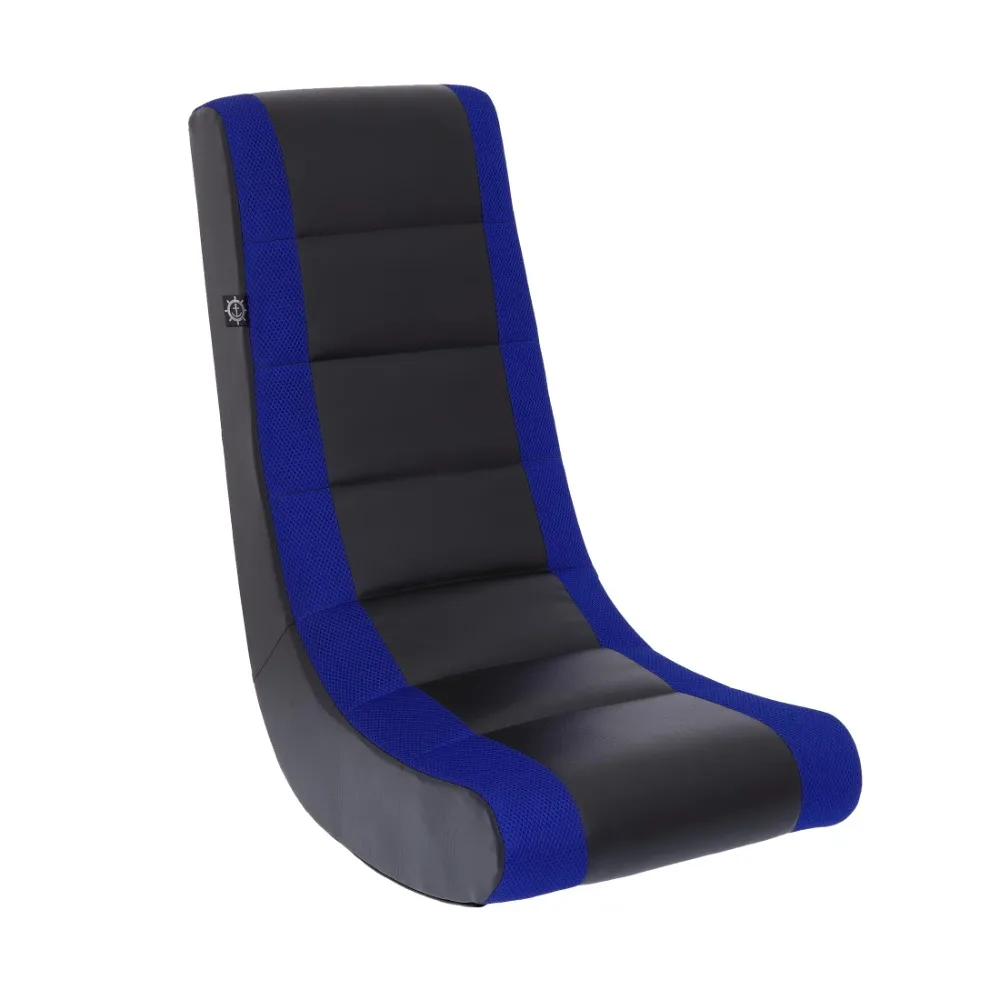 The Crew Furniture Classic Video Rocker Gaming Chair, For Kids and Teens, Faux Leather & Mesh, Black/Blue
The Crew Furniture Classic Video Rocker Gaming Chair, For Kids and Teens, Faux Leather & Mesh, Black/Blue