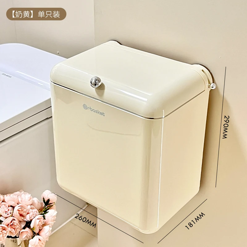 Настенный мусорный бак для ванной комнаты
Настенный мусорный бак для ванной комнаты