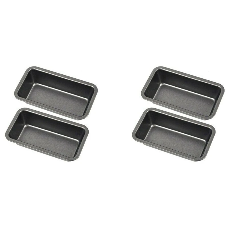 4Pcs Bread Pans For Baking Nonstick Carbon Steel Loaf Pan Tray Toast Mold Cake Loaf Pastry Toast Box Baking Pan Bakeware
4Pcs Bread Pans For Baking Nonstick Carbon Steel Loaf Pan Tray Toast Mold Cake Loaf Pastry Toast Box Baking Pan Bakeware