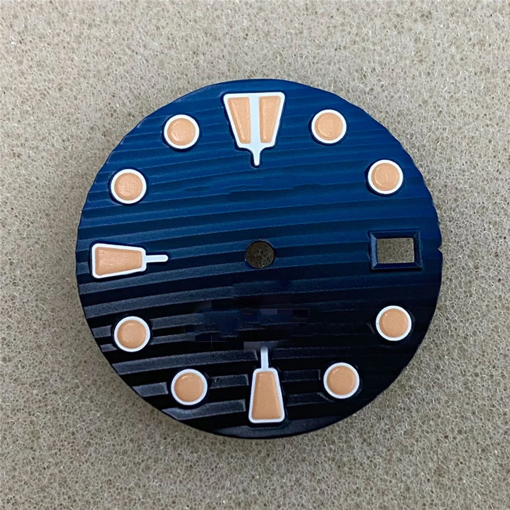 Orange Green Luminous Watch Dial Black/Blue Two-Color Dial 28.5mm for NH35/NH36/4R36 Movement
Orange Green Luminous Watch Dial Black/Blue Two-Color Dial 28.5mm for NH35/NH36/4R36 Movement