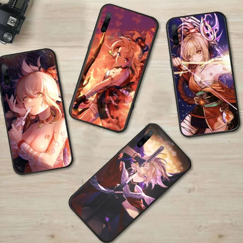 Чехол для телефона Genshin Impact Yoimiya для Huawei P50 P40 P30 Pro Lite P Smart 2021 2019 Magic 3, черный мягкий чехол, чехол
Чехол для телефона Genshin Impact Yoimiya для Huawei P50 P40 P30 Pro Lite P Smart 2021 2019 Magic 3, черный мягкий чехол, чехол