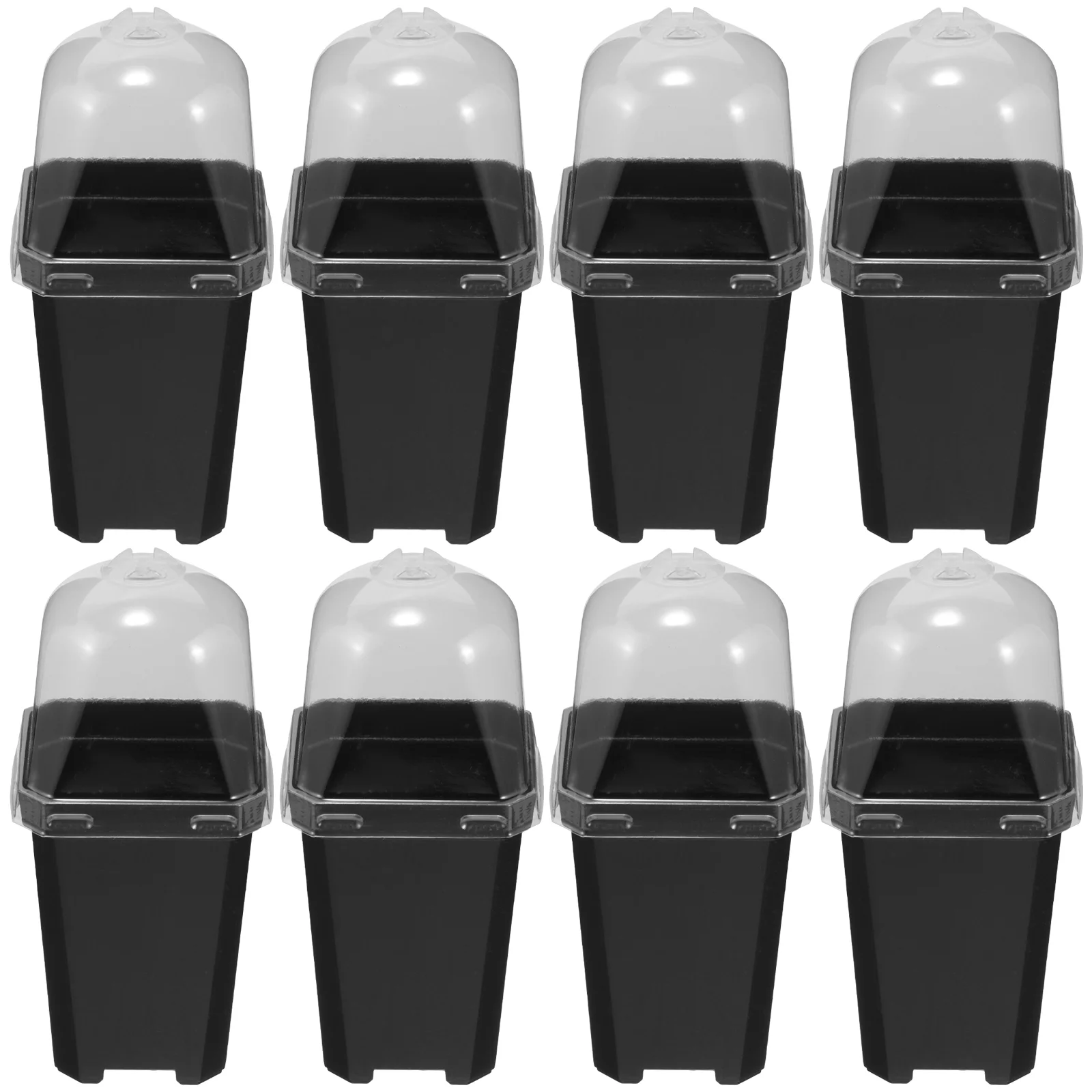 1 Set of Nursery Pots Starter Pots Flexible Nursery Pots Gardening Pots with Dome Lids
1 Set of Nursery Pots Starter Pots Flexible Nursery Pots Gardening Pots with Dome Lids