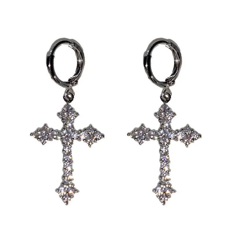 2022 New Sweet Cool Full Rhinestone Cross Earrings for Woman Purple Candy Zircon Dangle Earrings Y2K Charm Jewelry Wholesale
2022 New Sweet Cool Full Rhinestone Cross Earrings for Woman Purple Candy Zircon Dangle Earrings Y2K Charm Jewelry Wholesale