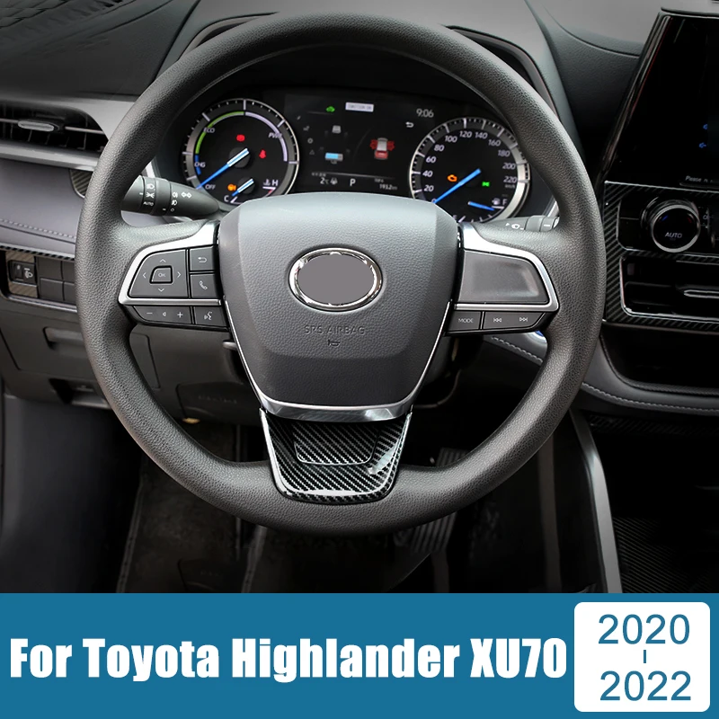Stainless Car Steering Wheel Button Panel Trim Cover Sticker Decoration Accessories For Toyota Highlander XU70 2020 2021 2022
Stainless Car Steering Wheel Button Panel Trim Cover Sticker Decoration Accessories For Toyota Highlander XU70 2020 2021 2022