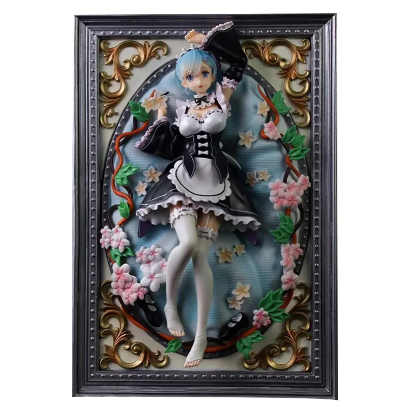 Re Life In A Different World From Zero 23cm REM Lying In A Silver Frame Figures Anime Girl Model PVC Strippable Version
Re Life In A Different World From Zero 23cm REM Lying In A Silver Frame Figures Anime Girl Model PVC Strippable Version