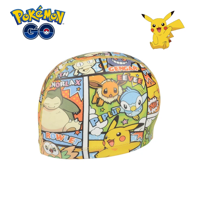 Pokemon Anime Children Swimming Cap Cute Cartoon for LongHair Kids Protect Ears Swim Pool Hat Boys Girls Swim Elastic Fabric Cap
Pokemon Anime Children Swimming Cap Cute Cartoon for LongHair Kids Protect Ears Swim Pool Hat Boys Girls Swim Elastic Fabric Cap