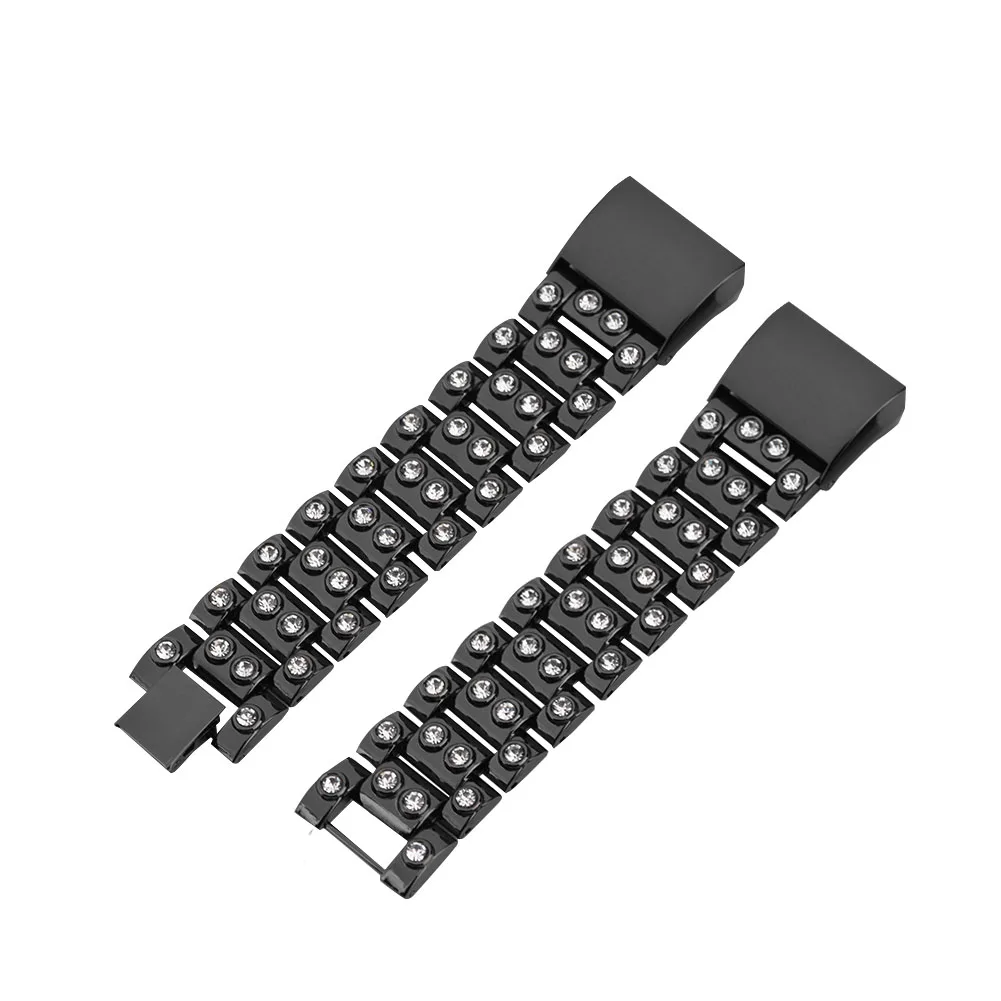 Stainless Steel Watch Band Replacement with Rhinestones Strap for Fitbit Charge 2 Black&White band band band
Stainless Steel Watch Band Replacement with Rhinestones Strap for Fitbit Charge 2 Black&White band band band