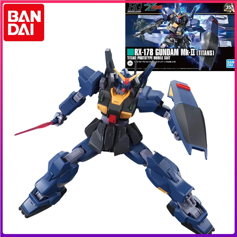 Bandai Original Gundam Model Kit Anime Figure HGUC 1/144 RX-178 GUNDAM Mk-II Action Figures Collectible Toys Gifts for Kids
Bandai Original Gundam Model Kit Anime Figure HGUC 1/144 RX-178 GUNDAM Mk-II Action Figures Collectible Toys Gifts for Kids