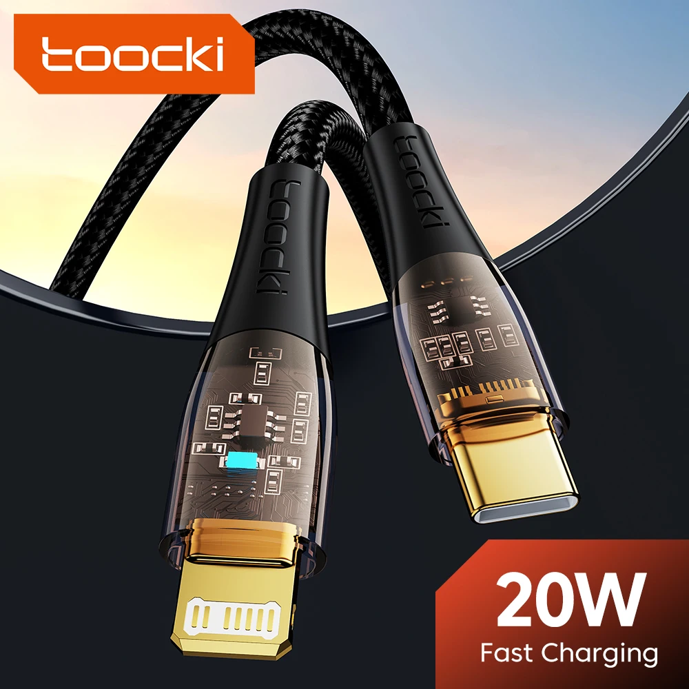 Toocki 20W PD USB C Cable For iPhone 14 13 11 12 Pro Max XR XS iPad Fast Charging USB Type C To Lightning Cable Data Cabo Charge
Toocki 20W PD USB C Cable For iPhone 14 13 11 12 Pro Max XR XS iPad Fast Charging USB Type C To Lightning Cable Data Cabo Charge