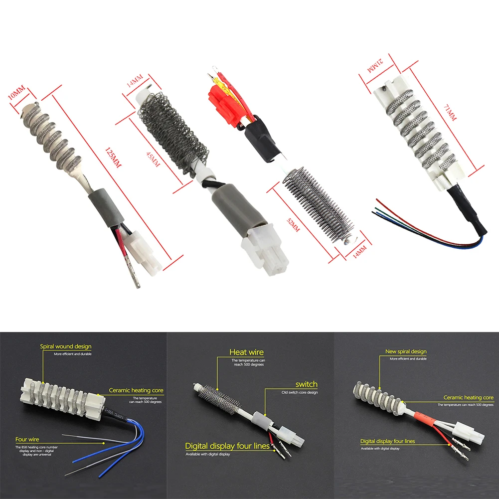 1 Pc Hot Air Gun Heater Soldering Station Tool Ceramic Heating Element For 858D 850A 8018 8586 Desoldering Station Accessories
1 Pc Hot Air Gun Heater Soldering Station Tool Ceramic Heating Element For 858D 850A 8018 8586 Desoldering Station Accessories