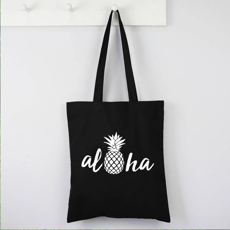 Aloha Canvas Bag Hawaii Pineapples Shopping Bags Fashion Women Tote Bag Canvas Holiday Aloha Bag Eco Friendly L
Aloha Canvas Bag Hawaii Pineapples Shopping Bags Fashion Women Tote Bag Canvas Holiday Aloha Bag Eco Friendly L